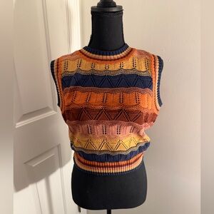 Fashion Nova Colorful Knit Crop Top